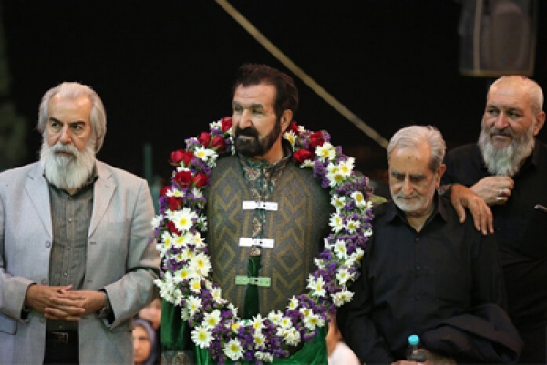 تجلیل از خواننده پیشکسوت تعزیه در خمینی&zwnj;شهر اصفهان
