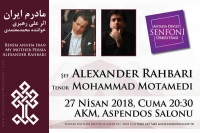 محمدمعتمدی با ارکستر سمفونیک آنتالیا می خواند